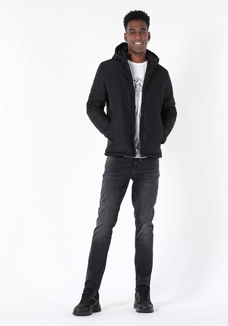 Показати інформацію про Куртка Чоловіча Чорна Cl1057406