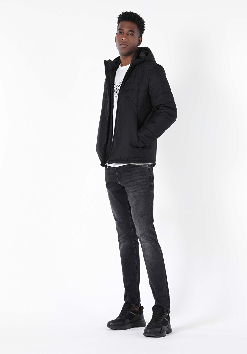 Показати інформацію про Куртка Чоловіча Чорна Cl1057406