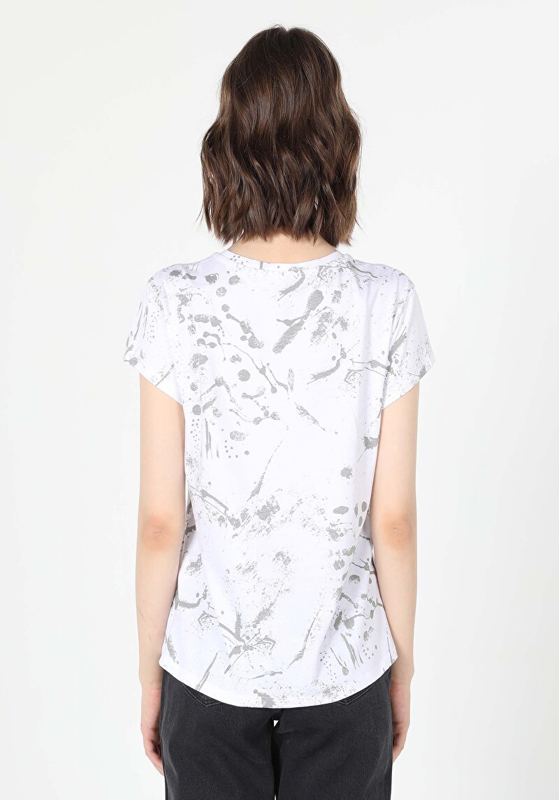 Показати інформацію про Футболка З Коротким Рукавом Жіноча Біла  Cl1060215