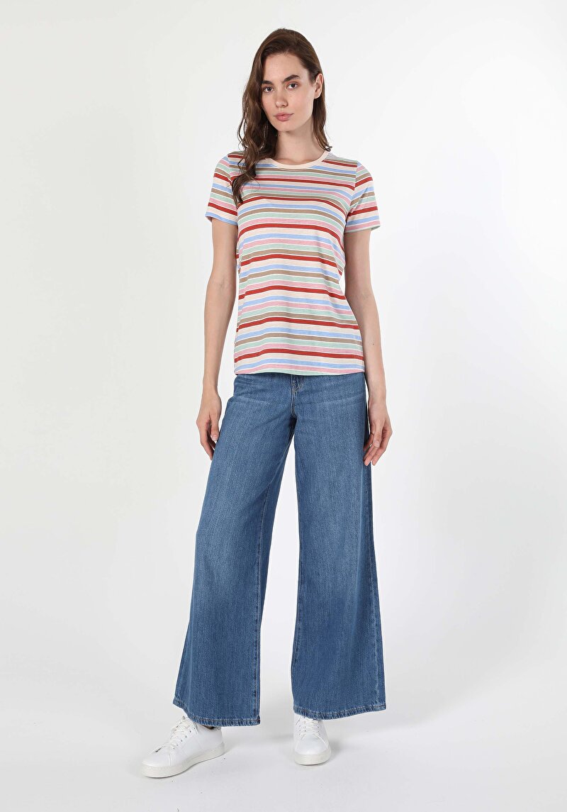 Показати інформацію про Футболка З Коротким Рукавом Жіноча Мультіколор  Cl1060341