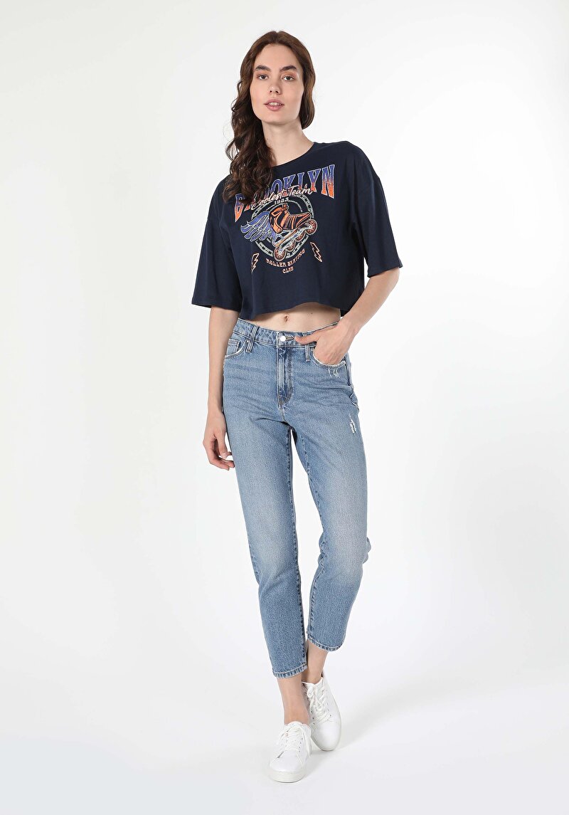 Зображення 891 Maya Джинси Жіночі Блакитні Вузького Крою Cl1060419