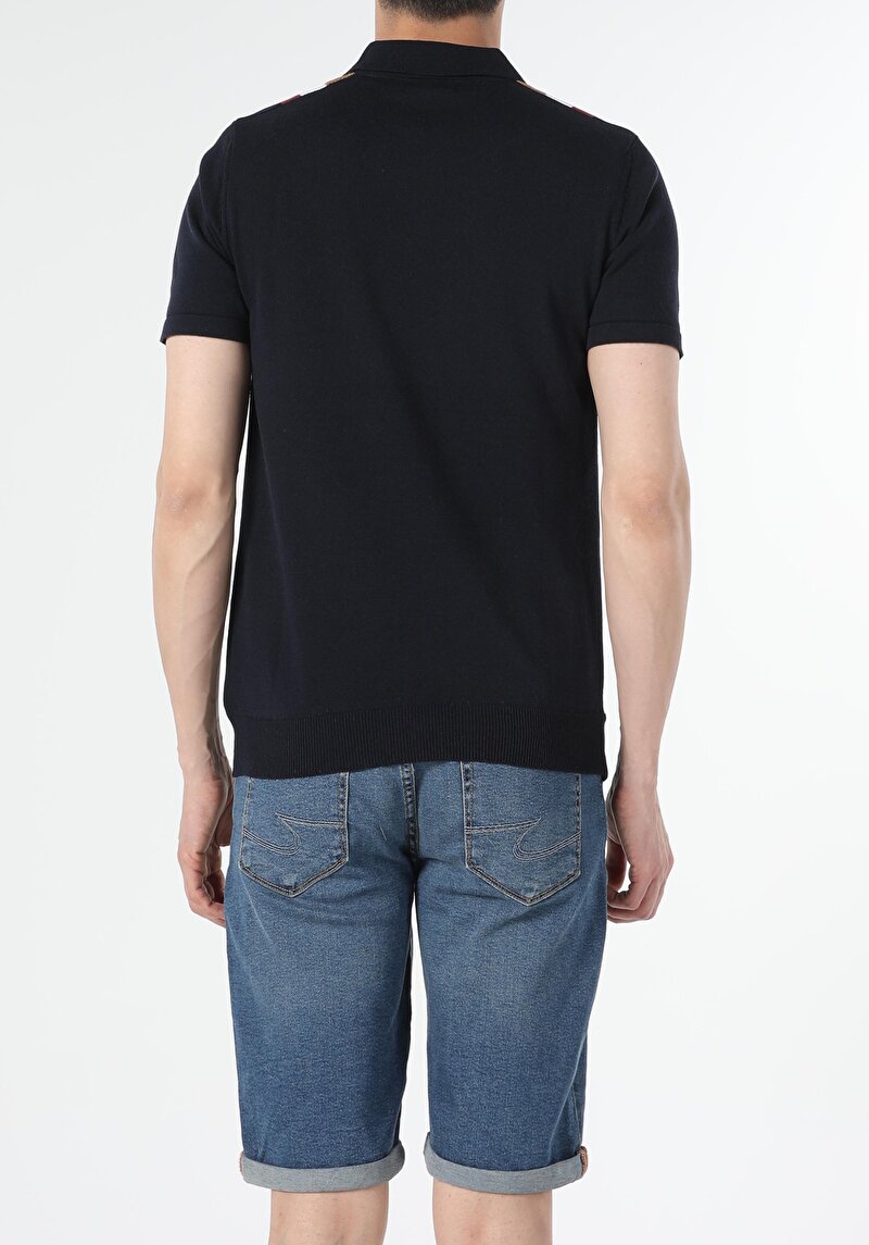 Показати інформацію про Поло З Коротким Рукавом Чоловіче Синє  Cl1054422