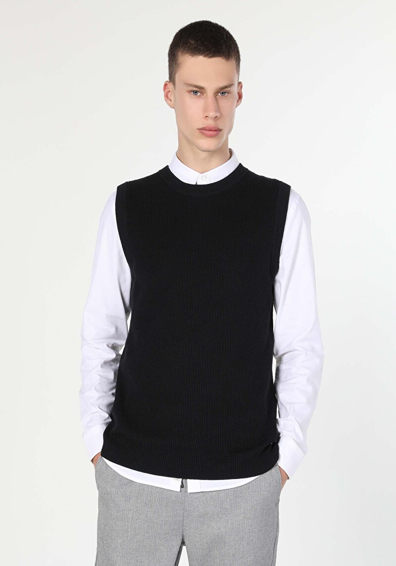 Показати інформацію про Светр Чоловічий Чорний  Cl1060495