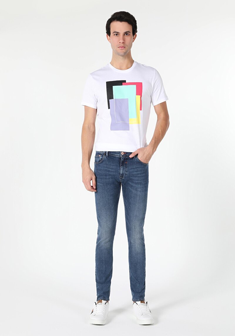 Зображення 040 Alex Джинси Чоловічі Блакитні Cl1058115