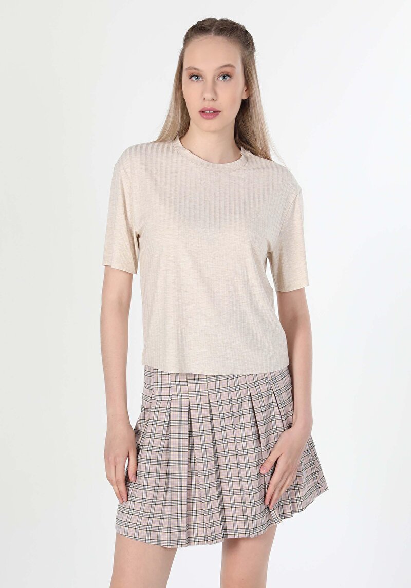 Зображення Футболка З Коротким Рукавом Жіноча Сіра  Cl1060613