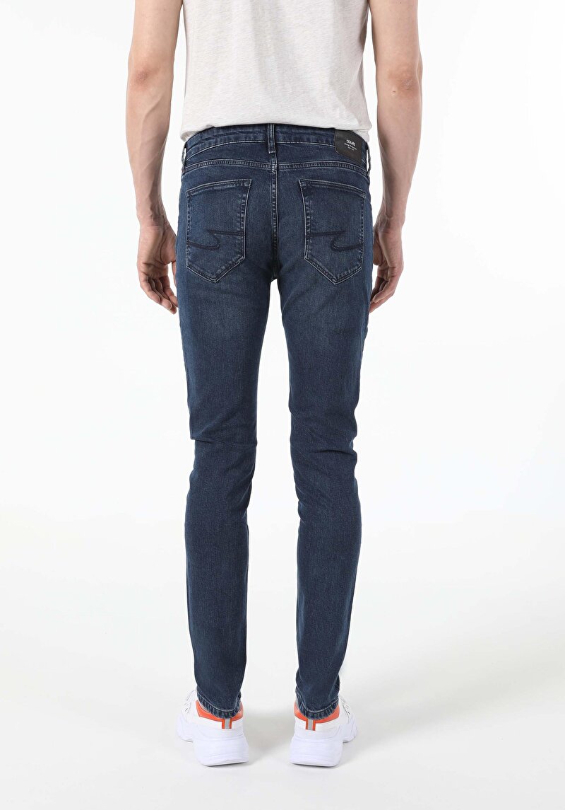 Показати інформацію про 041 Danny Джинси Чоловічі Блакитні Вузького Крою Cl1055220