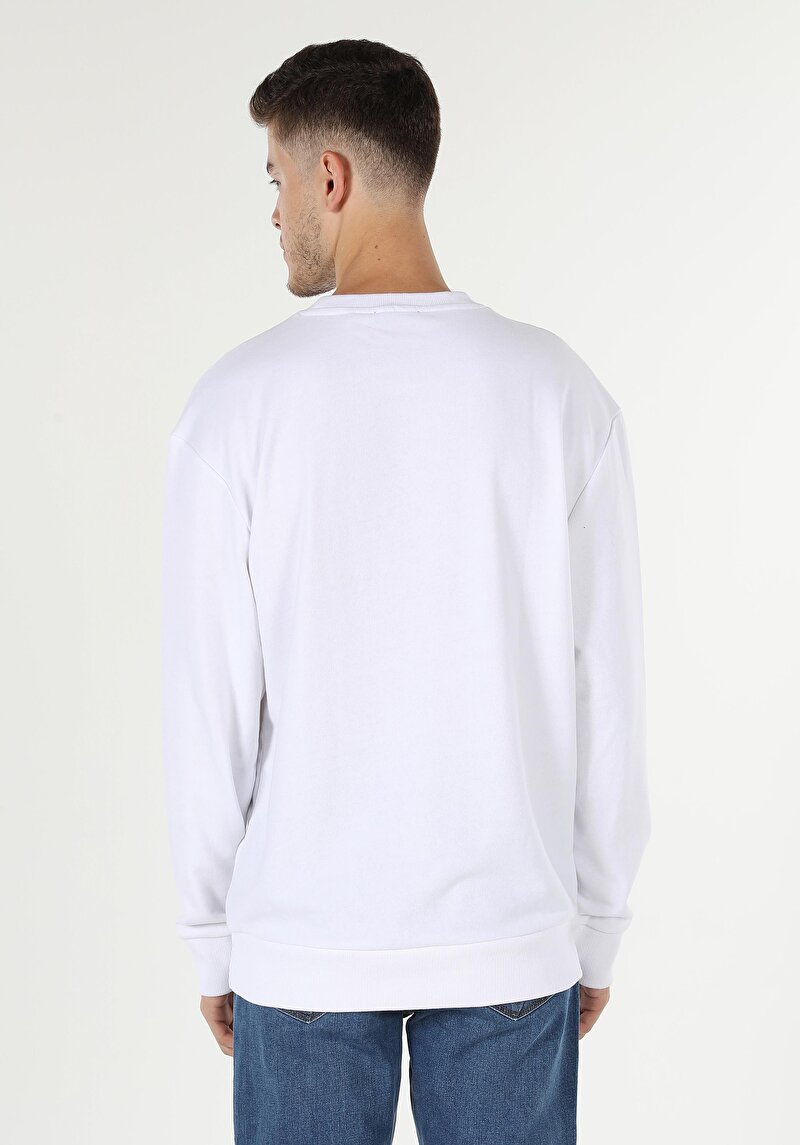 Показати інформацію про Толстовка Чоловіча Біла  Cl1060893