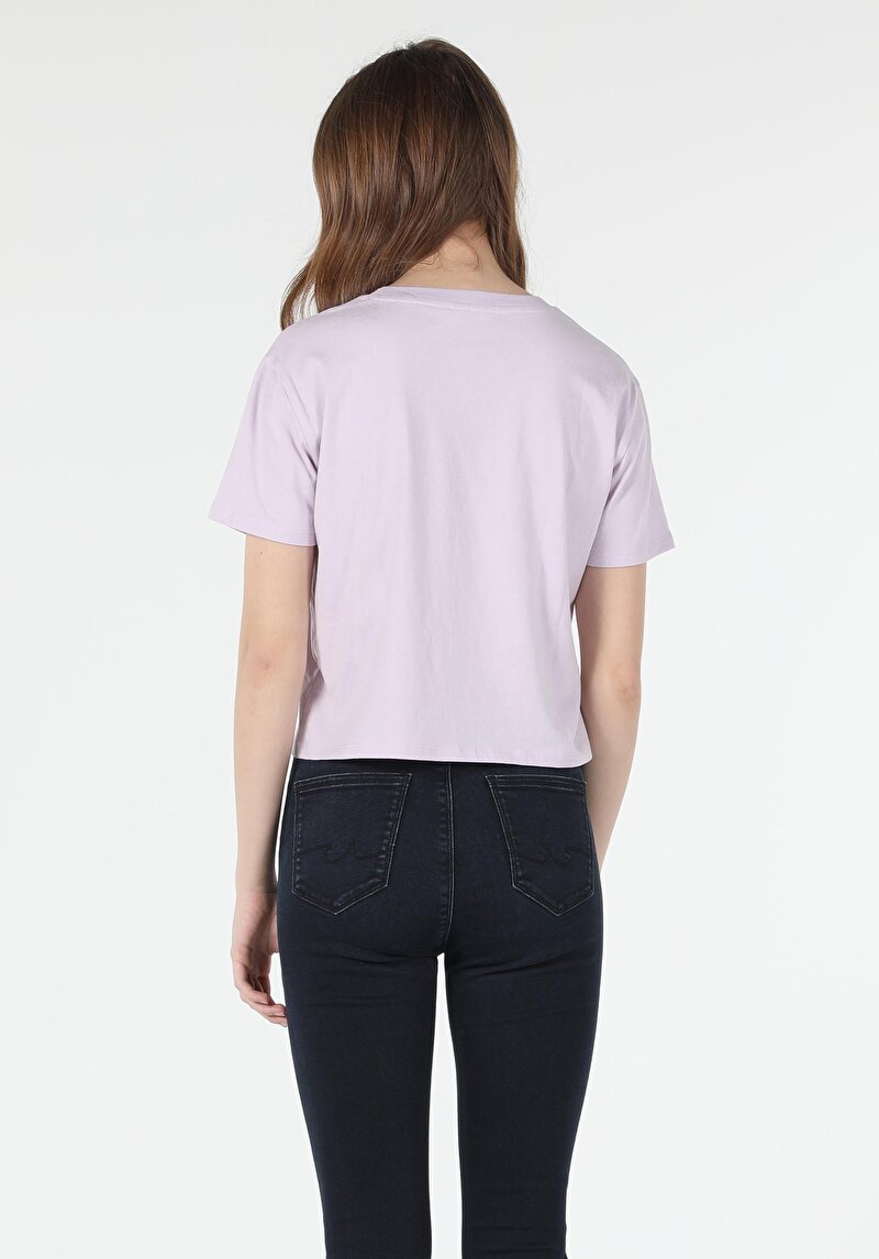 Показати інформацію про Футболка З Коротким Рукавом Жіноча Фіолетова  Cl1058329