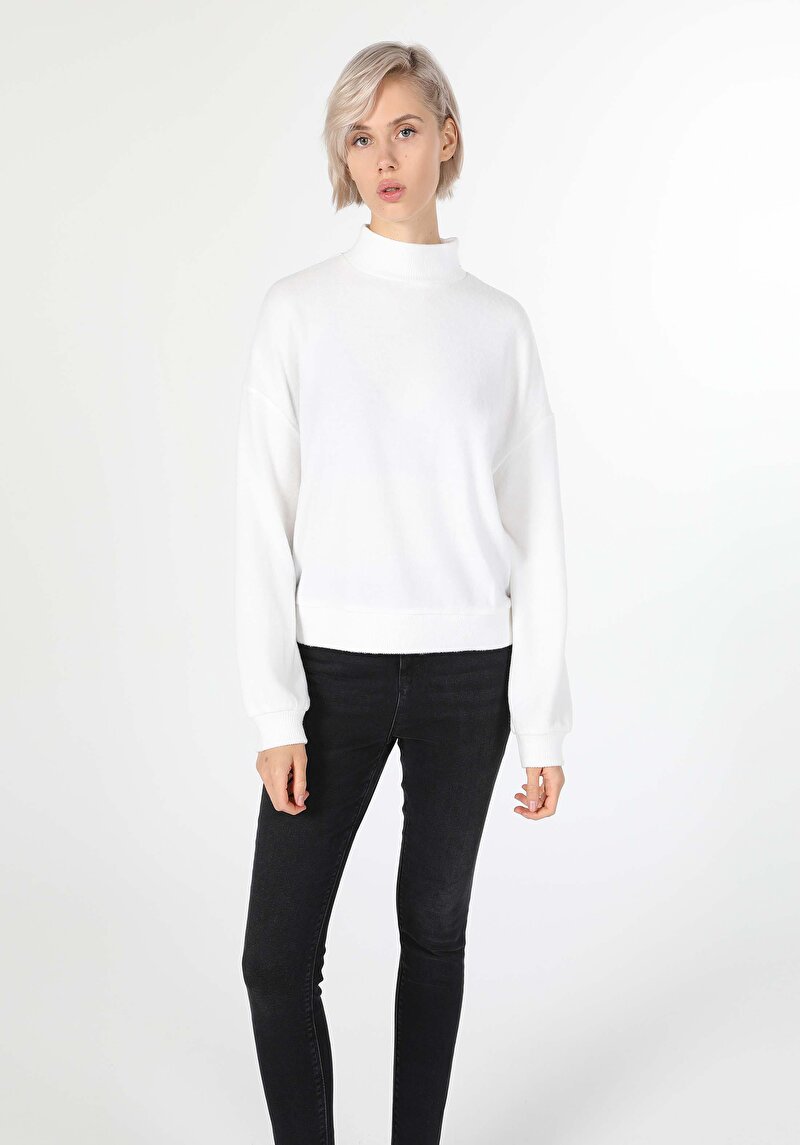 Показати інформацію про Футболка З Довгим Рукавом Жіноча Біла  Cl1055475