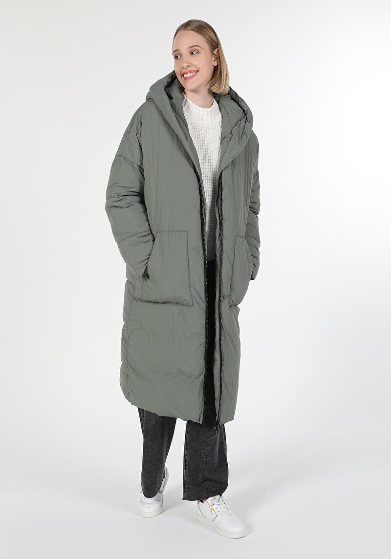 Зображення Пальто Жіноче Зелене  Cl1060951