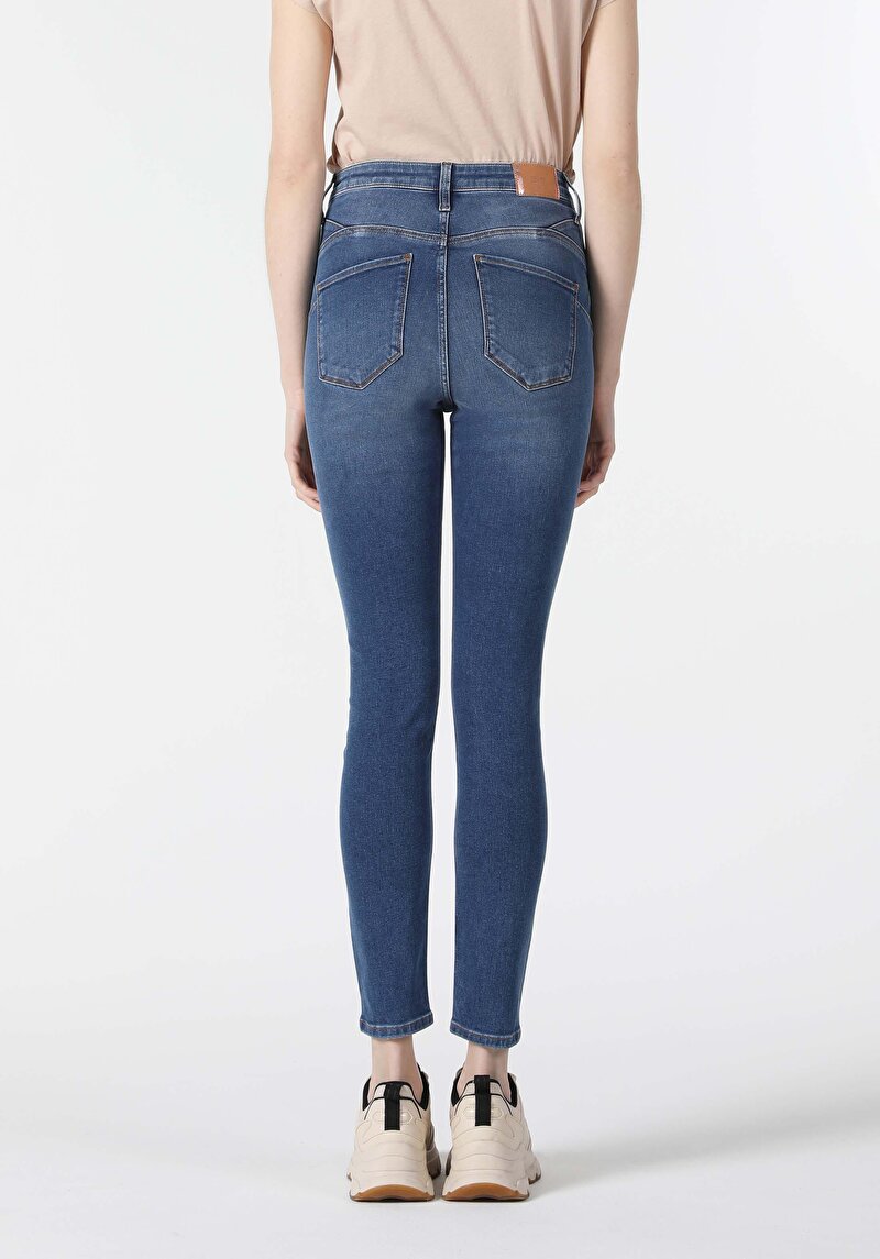Зображення 760 Diana Джинси Жіночі Блакитні Супер Вузького Крою Cl1058540