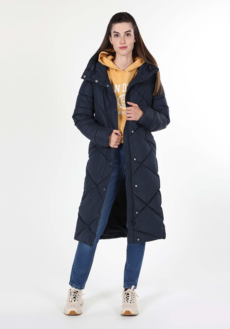 Зображення Пальто Жіноче Синє  Cl1060995