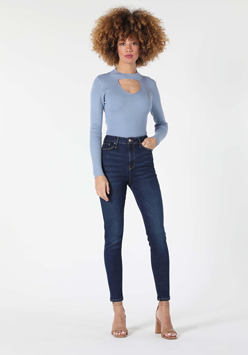 Зображення 760 Diana Джинси Жіночі Блакитні Супер Вузького Крою Cl1058597