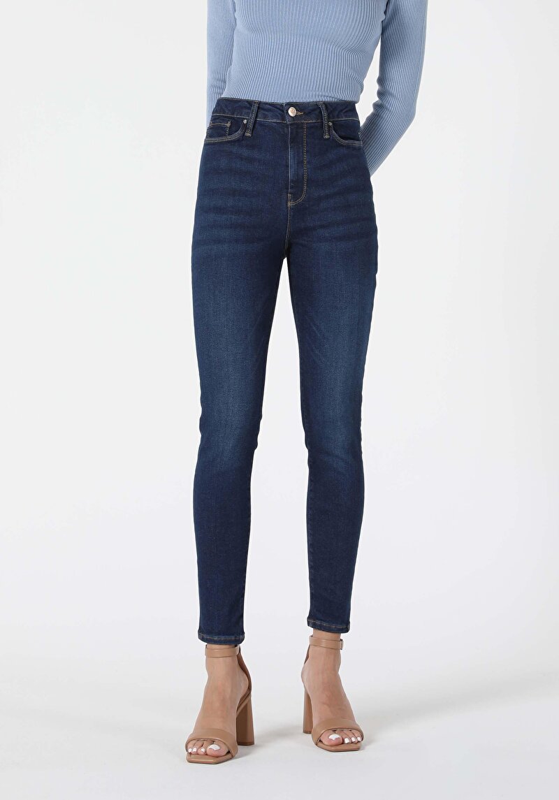 Показати інформацію про 760 Diana Джинси Жіночі Блакитні Супер Вузького Крою Cl1058597