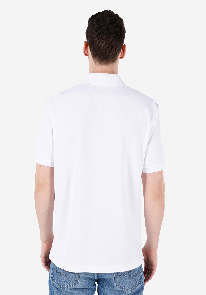 Показати інформацію про Поло З Коротким Рукавом Чоловіче Біле  Cl1061776