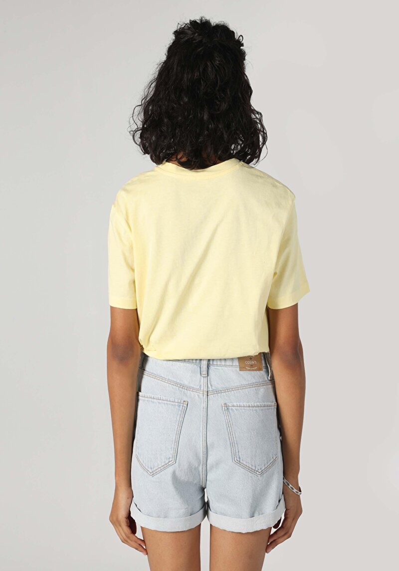 Зображення Футболка З Коротким Рукавом Жіноча Жовта Cl1063233