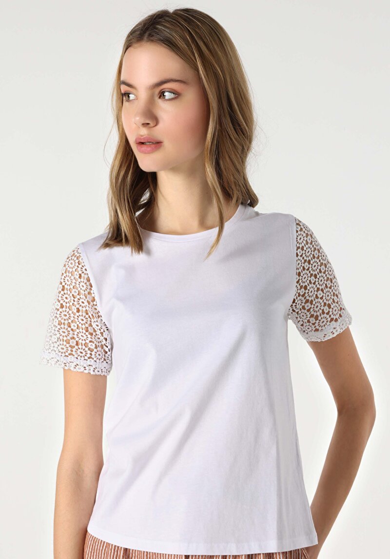 Зображення Футболка З Коротким Рукавом Жіноча Біла  Cl1063986