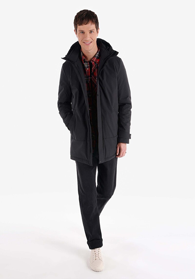 Показати інформацію про Пальто Чоловіче Чорне  Cl1064953