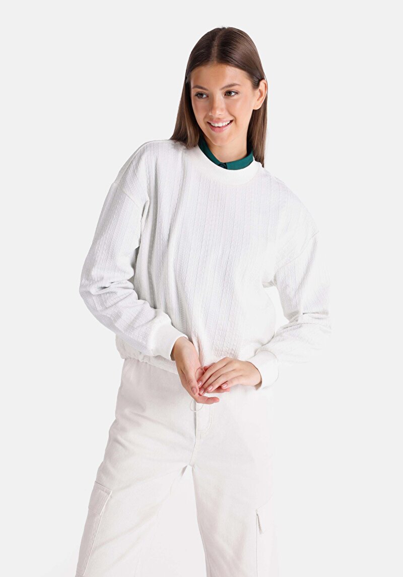 Зображення Футболка З Довгим Рукавом Жіноча Біла  Cl1065156