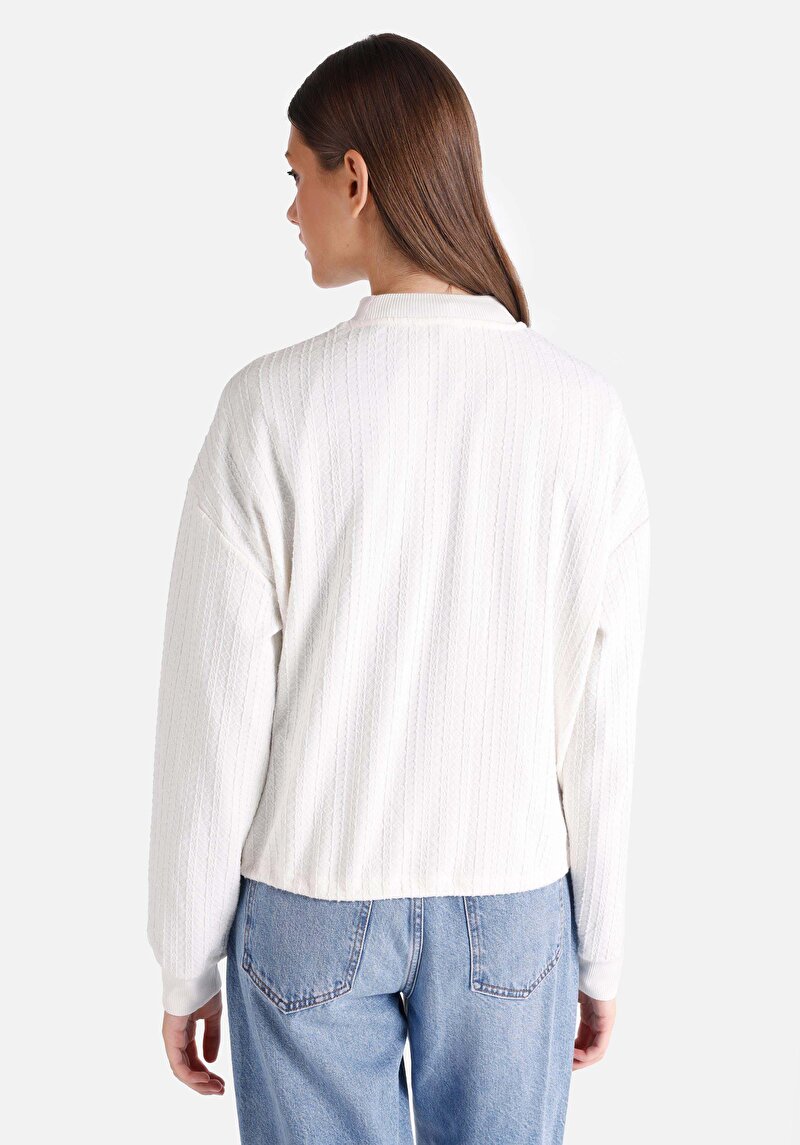 Показати інформацію про Футболка З Довгим Рукавом Жіноча Біла  Cl1065156