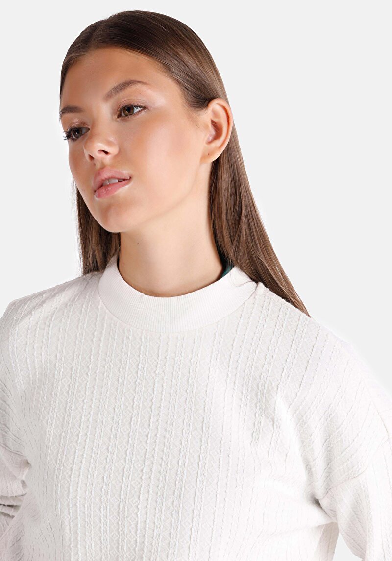 Показати інформацію про Футболка З Довгим Рукавом Жіноча Біла  Cl1065156