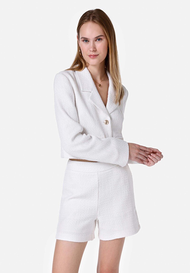 Показати інформацію про Піджак Жіночий Білий  Cl1067520