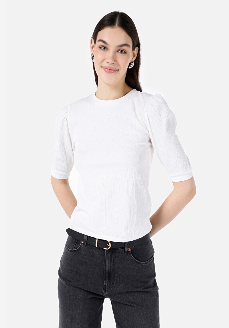 Зображення Футболка З Коротким Рукавом Жіноча Біла  Cl1067523