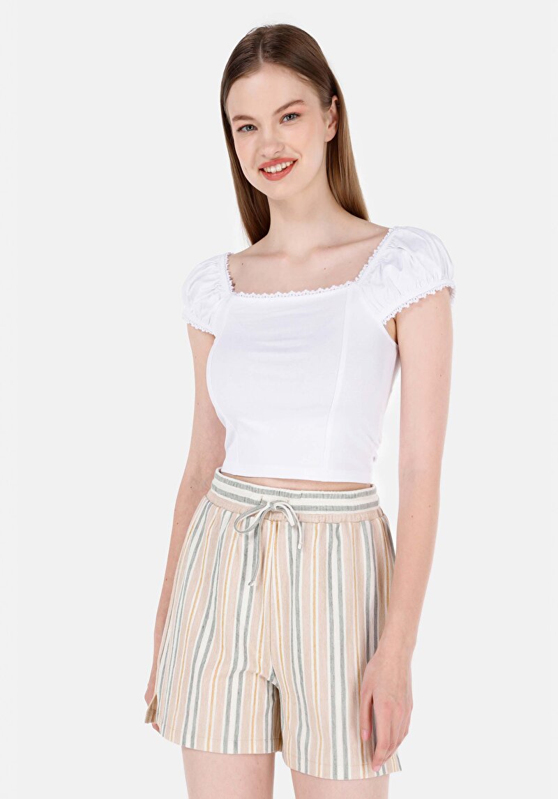 Зображення Футболка З Коротким Рукавом Жіноча Біла  Cl1069163