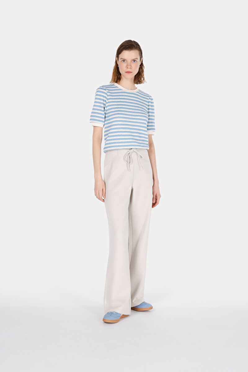 Показати інформацію про Светр Із Коротким Рукавом Жіночий Білий  Cl1073970