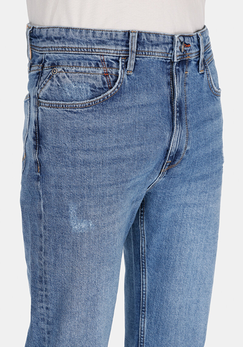 Показати інформацію про 042 John Джинси Чоловічі Блакитні  Cl1073528