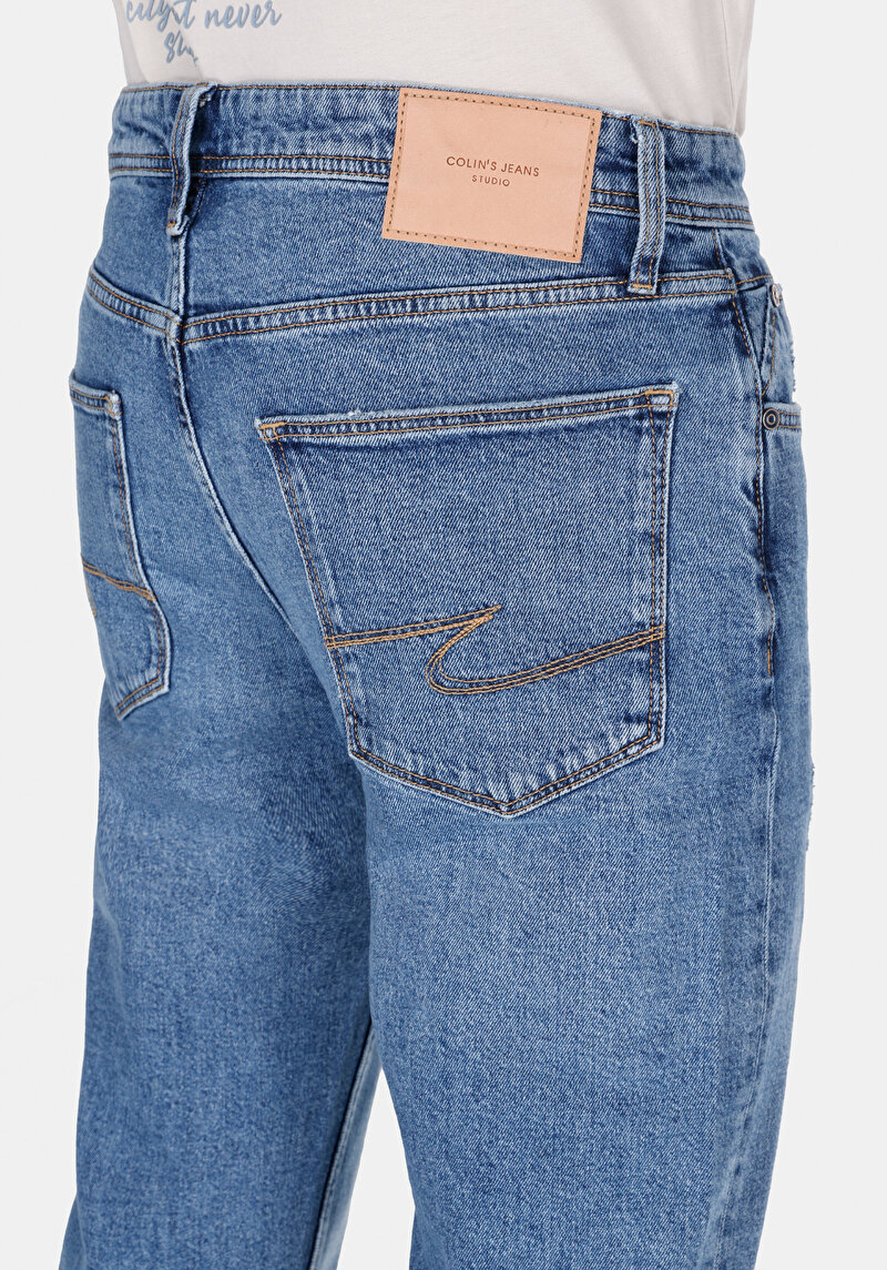 Показати інформацію про 042 John Джинси Чоловічі Блакитні  Cl1073528