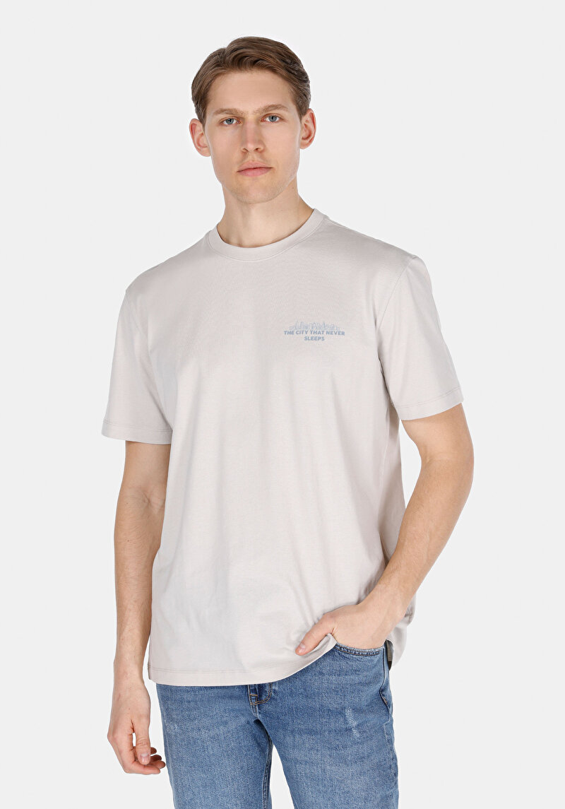 Зображення Футболка З Коротким Рукавом Чоловіча Сіра  Cl1074122