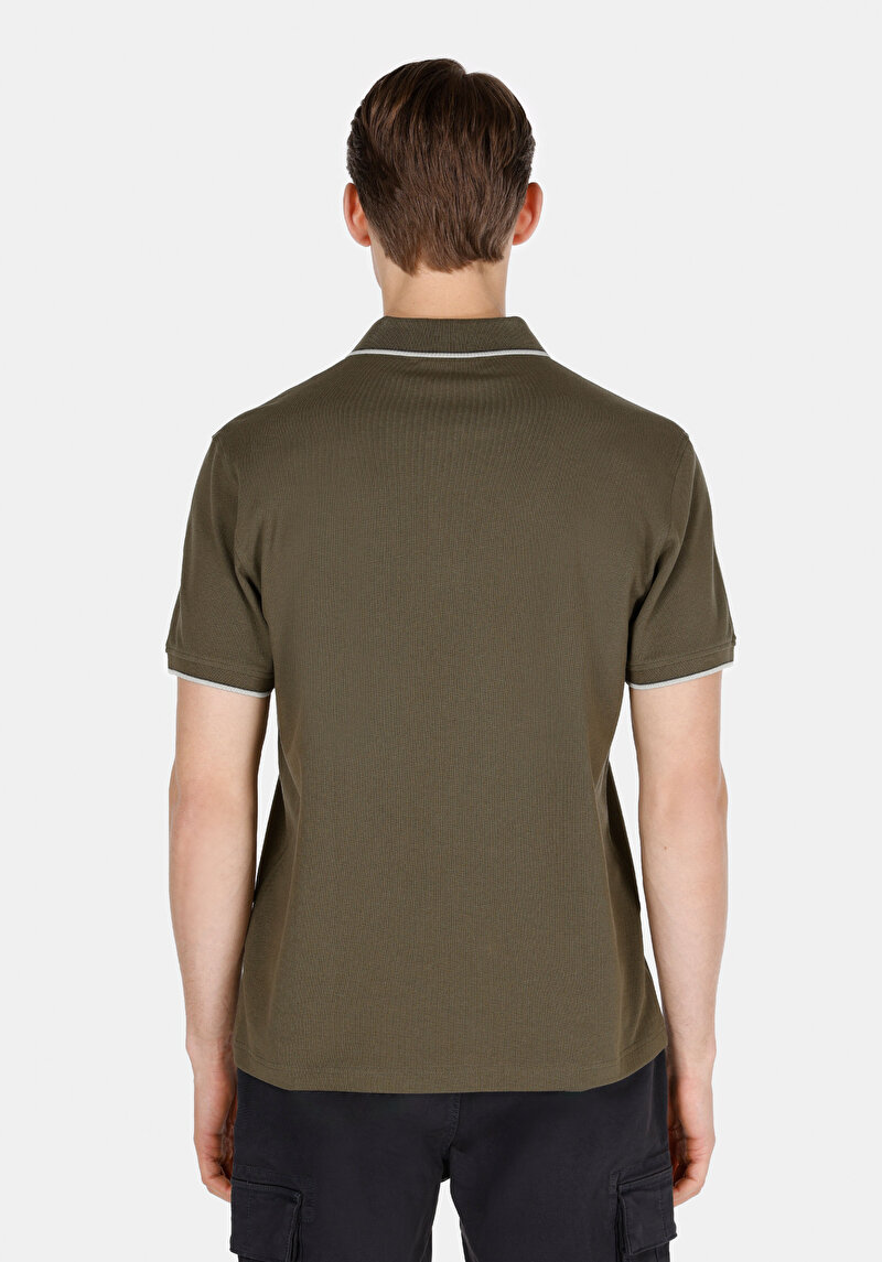 Показати інформацію про Поло З Коротким Рукавом Чоловіче Зелене  Cl1074146