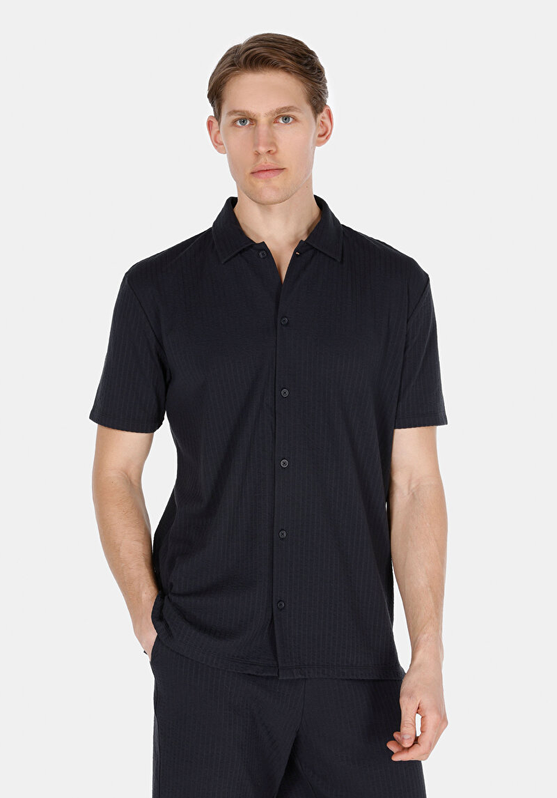 Зображення Поло З Коротким Рукавом Чоловіче Синє Cl1074192