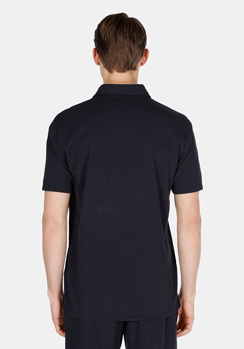 Зображення Поло З Коротким Рукавом Чоловіче Синє Cl1074192