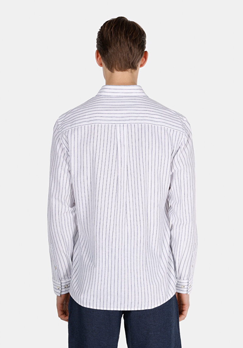 Зображення Сорочка З Довгим Рукавом Чоловіча Синя Cl1074495