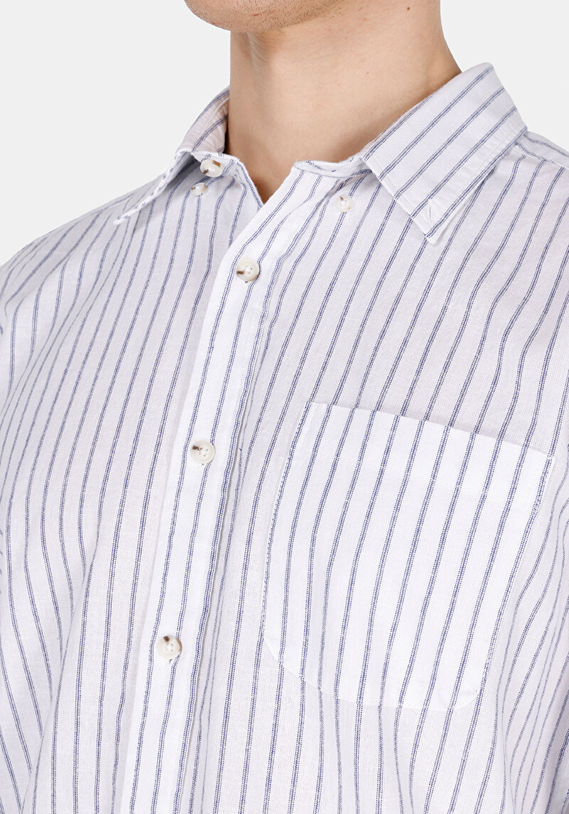 Зображення Сорочка З Довгим Рукавом Чоловіча Синя Cl1074495