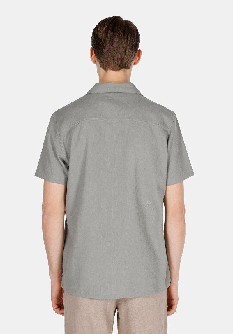 Зображення Сорочка З Коротким Рукавом Чоловіча Зелена Cl1074511