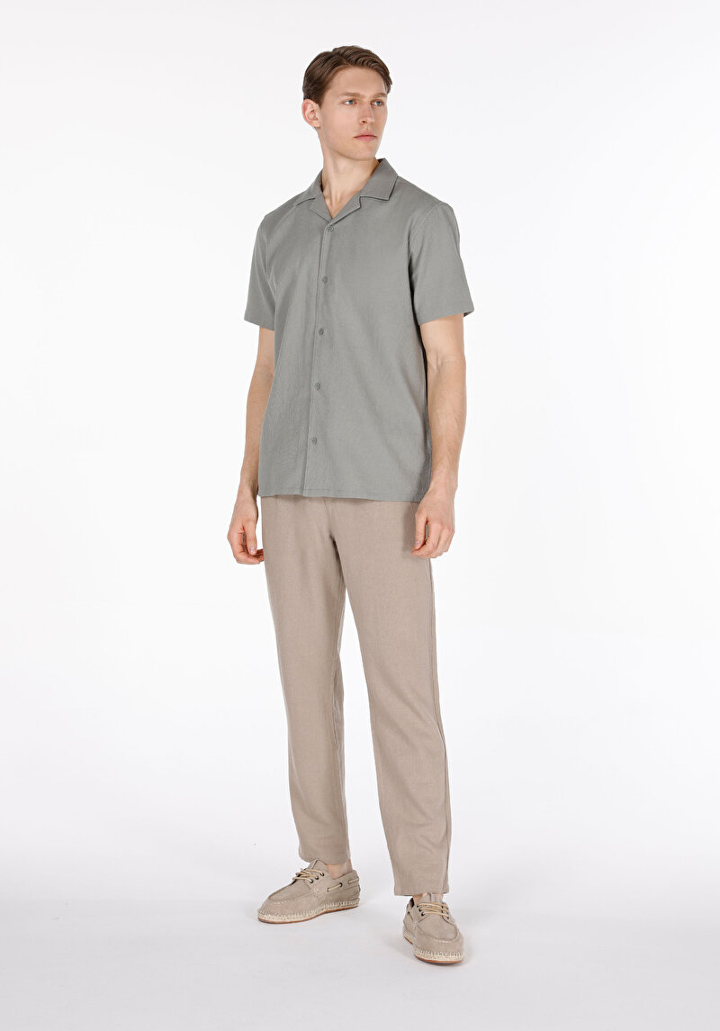 Зображення Сорочка З Коротким Рукавом Чоловіча Зелена Cl1074511