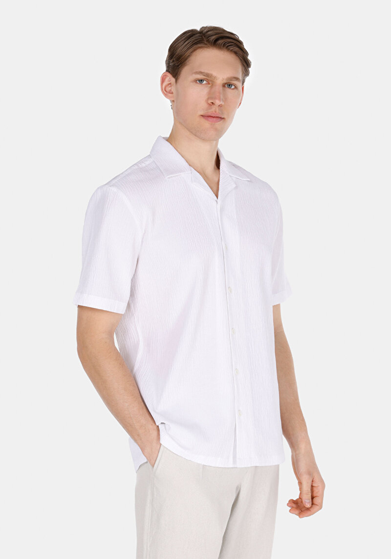 Зображення Сорочка З Коротким Рукавом Чоловіча Біла  Cl1074590