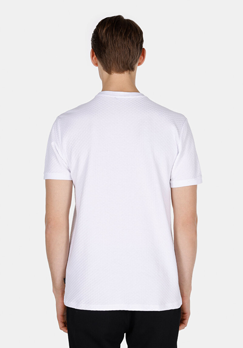 Показати інформацію про Футболка З Коротким Рукавом Чоловіча Біла  Cl1074681