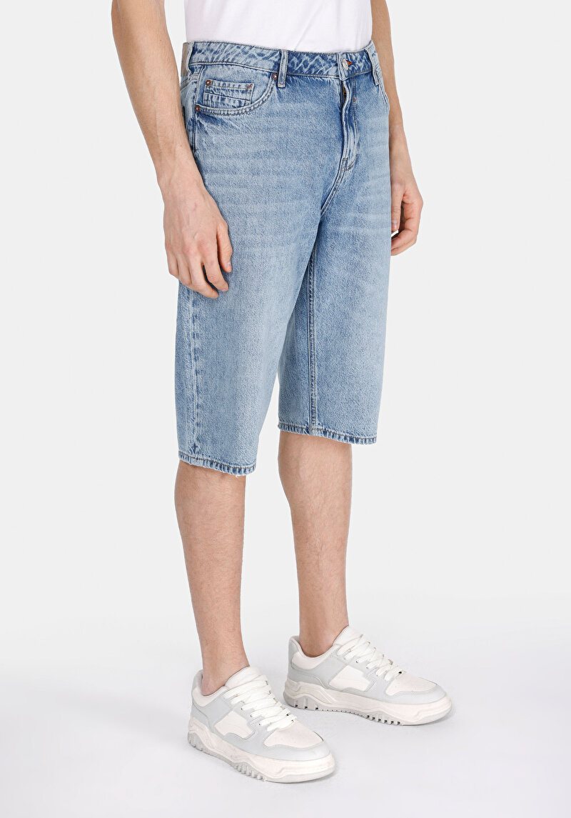 Показати інформацію про Шорти Чоловічі Блакитні  Cl1075149