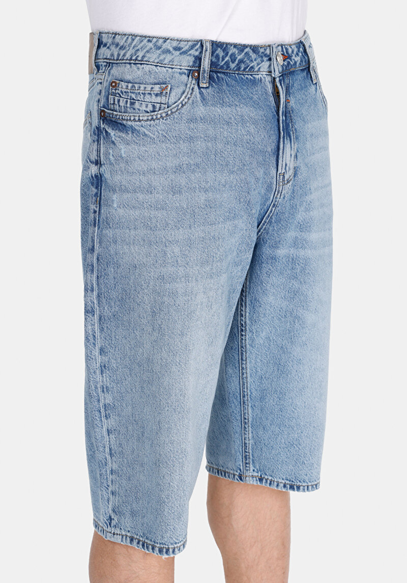 Показати інформацію про Шорти Чоловічі Блакитні  Cl1075149