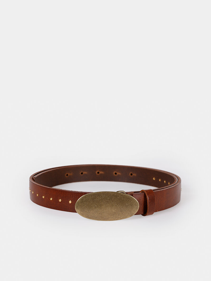 Показати інформацію про Ремінь Жіночий Бежевий  Cl1073751