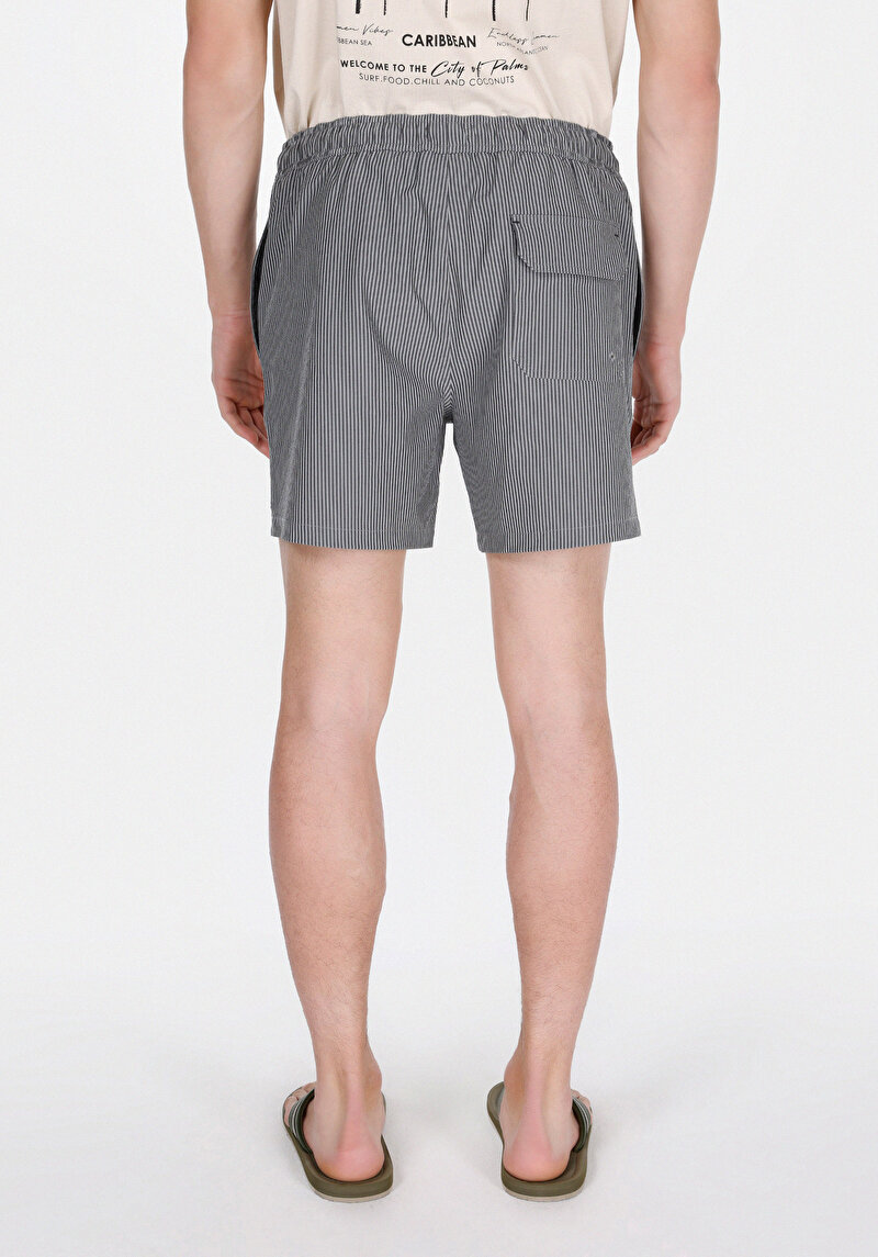 Показати інформацію про Шорти Пляжні Чоловічі Чорні  Cl1072291