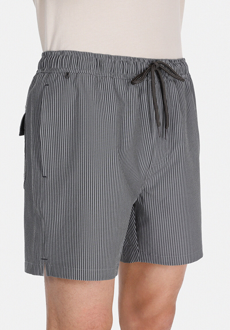 Показати інформацію про Шорти Пляжні Чоловічі Чорні  Cl1072291