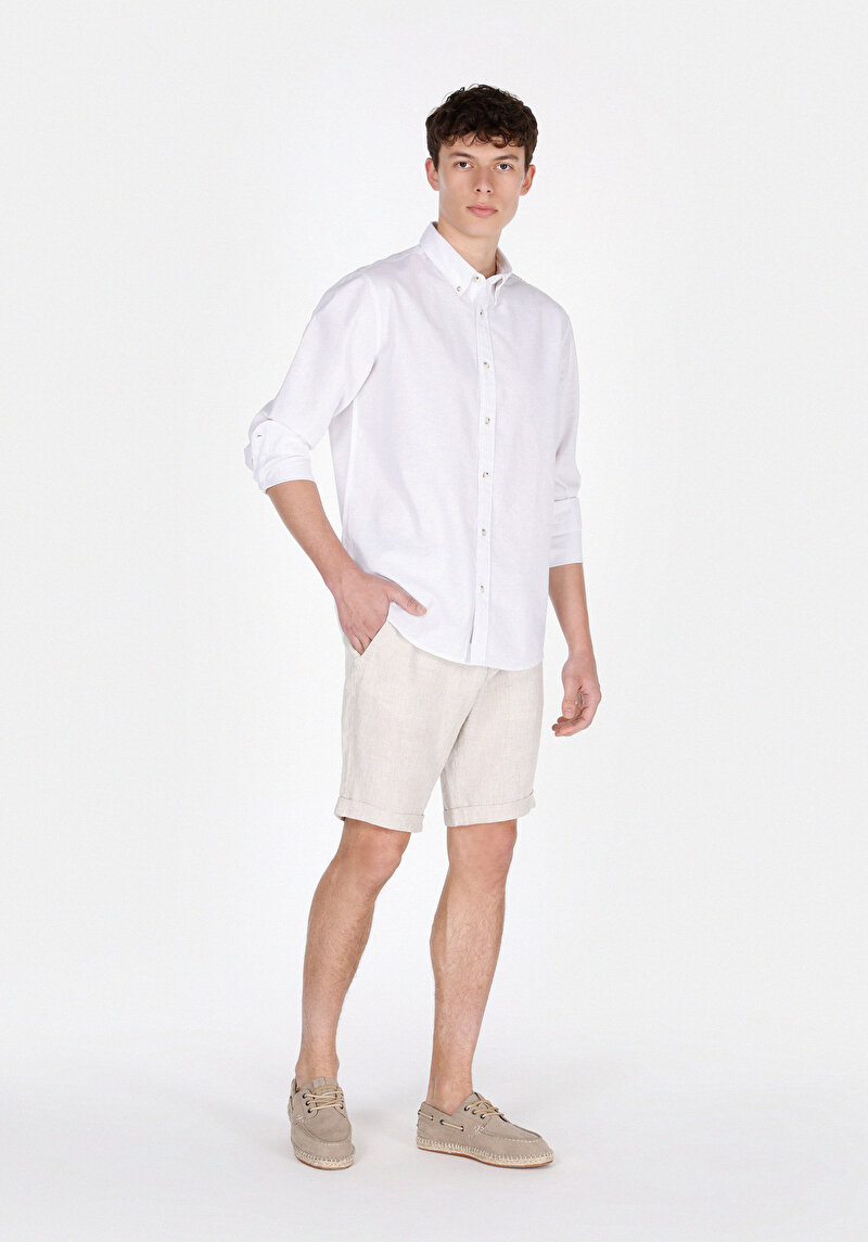 Зображення Сорочка З Довгим Рукавом Чоловіча Біла Cl1074489