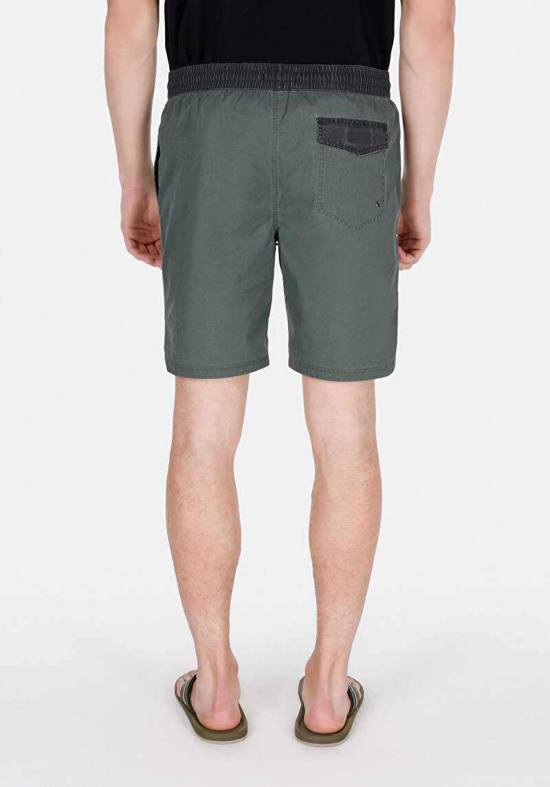 Показати інформацію про Шорти Пляжні Чоловічі Зелені  Cl1074691