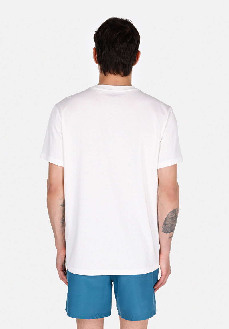 Показати інформацію про Футболка З Коротким Рукавом Чоловіча Біла  Cl1074116