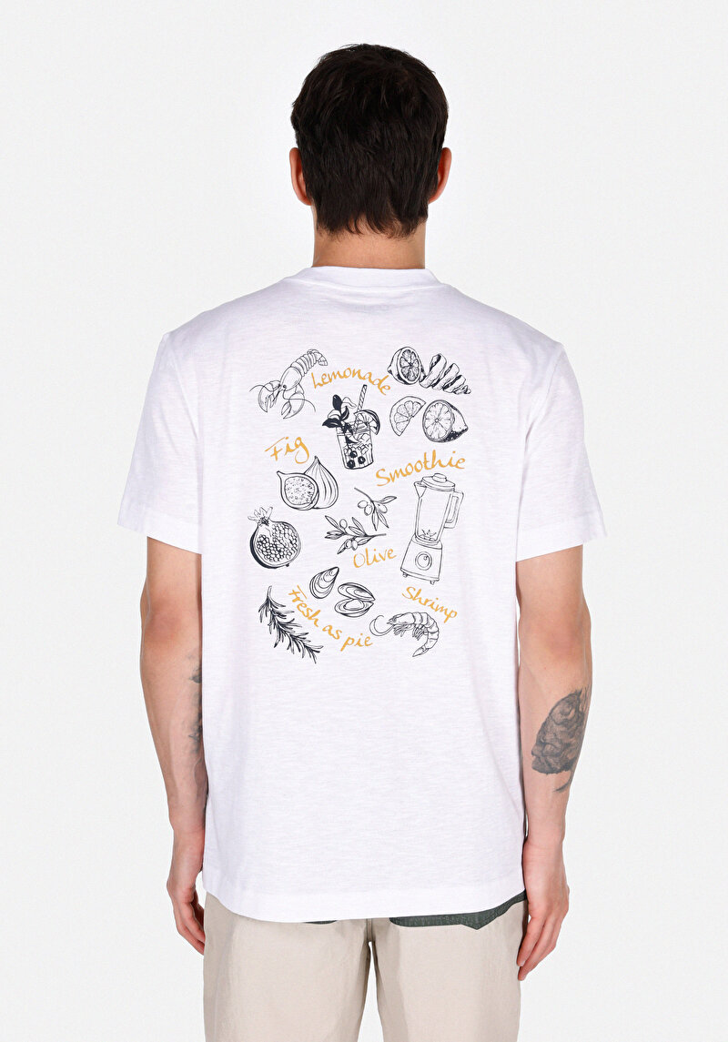 Показати інформацію про Футболка З Коротким Рукавом Чоловіча Біла  Cl1074218